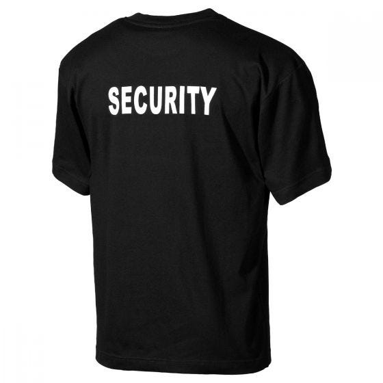 MFH T-Shirt with Security Print Black