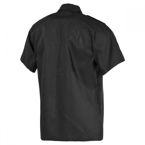 MFH US Short Sleeved Shirt Black