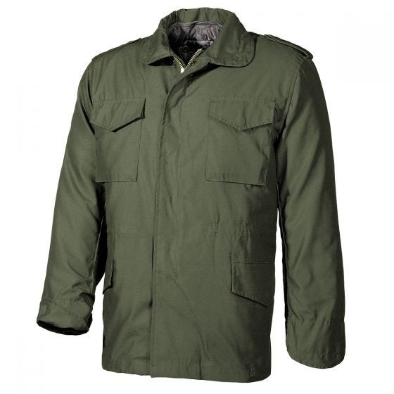 MFH US M65 Field Jacket with Quilted Lining OD Green