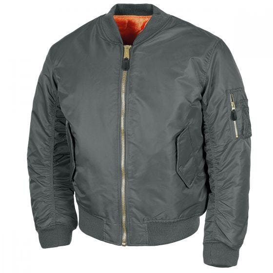 MFH US MA1 Flight Jacket Urban Gray