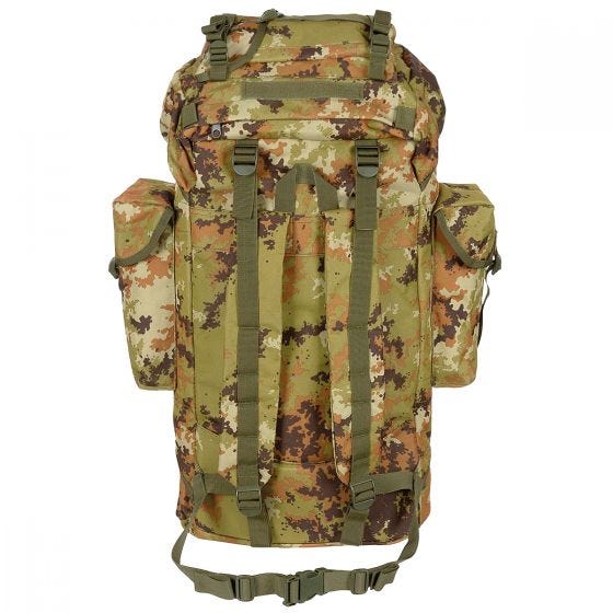 MFH German Army Rucksack 65L Vegetato Woodland