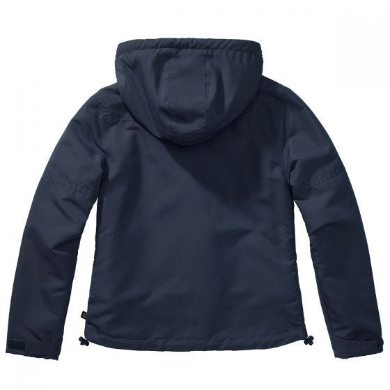 Brandit Ladies Windbreaker Front Zip Navy