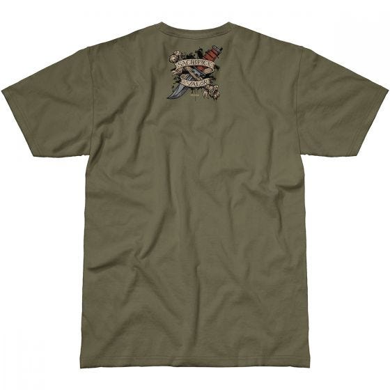 7.62 Design Sacrifice & Valor T-Shirt Military Green