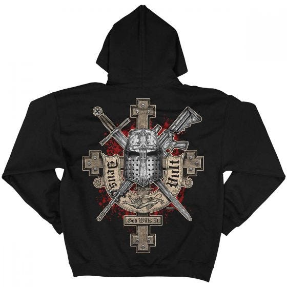 7.62 Design Deus Vult Hoodie Black