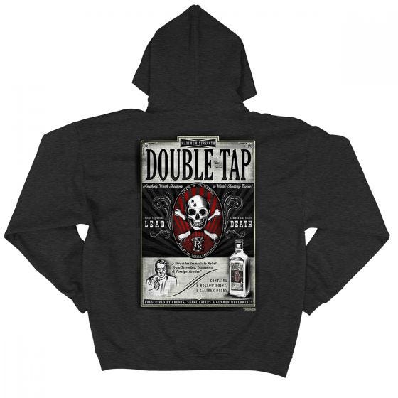 7.62 Design Double Tap Hoodie Charcoal