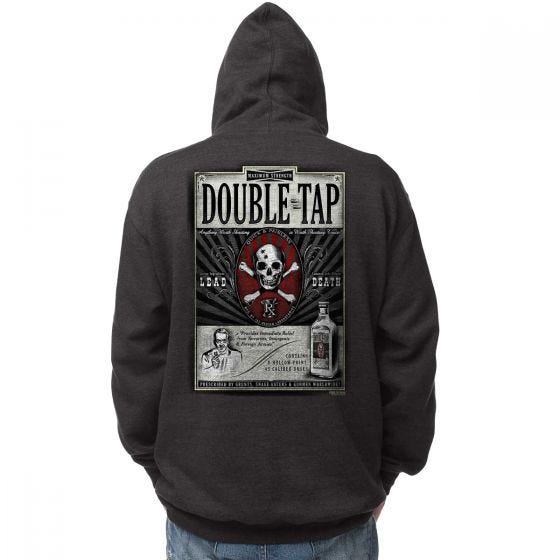 7.62 Design Double Tap Hoodie Charcoal