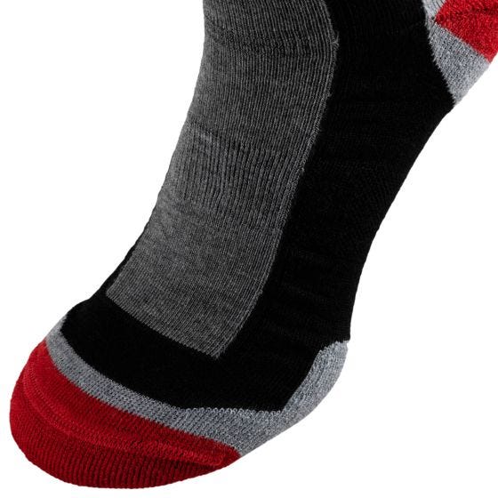 Alpinus Sveg Low Socks Gray-Red