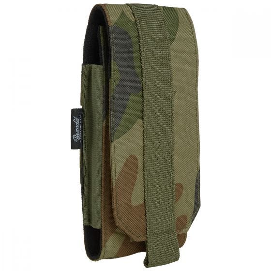 Brandit MOLLE Phone Pouch Large Woodland