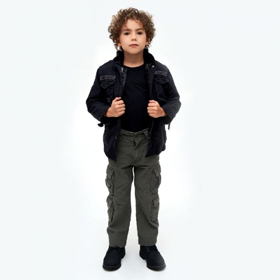 Brandit Kids M-65 Giant Jacket Black