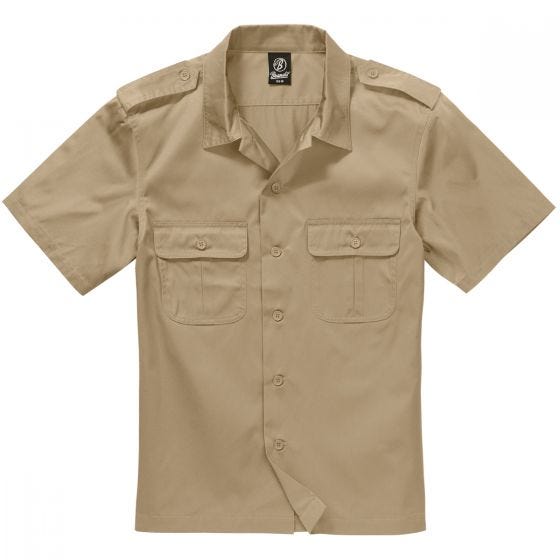 Brandit US Shirt Short Sleeve Beige