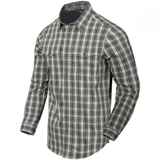 Helikon Covert Concealed Carry Shirt Foggy Gray Plaid