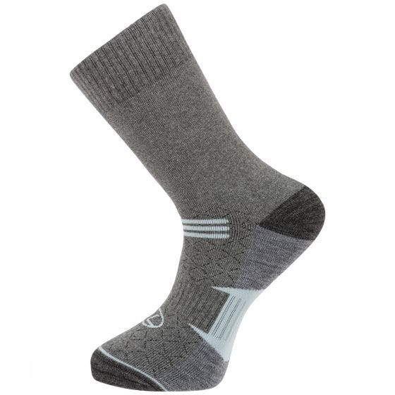 Highlander Trek Combed Cotton Sock Gray