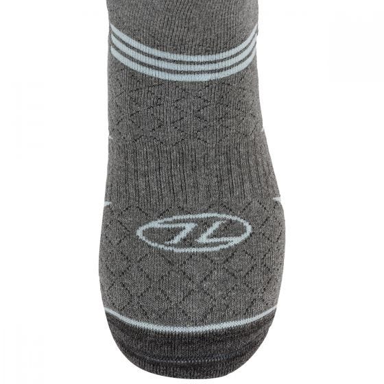 Highlander Trek Combed Cotton Sock Gray