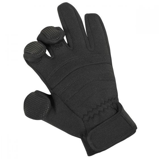MFH Combat Neoprene Gloves Black