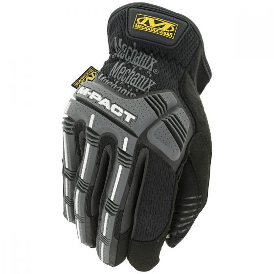 Mechanix Wear M-Pact Open Cuff Gloves Black/Gray