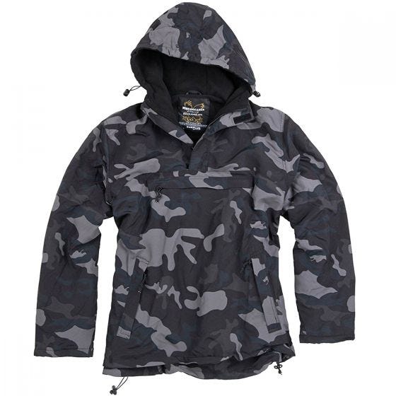 Surplus Windbreaker Jacket Black Camo