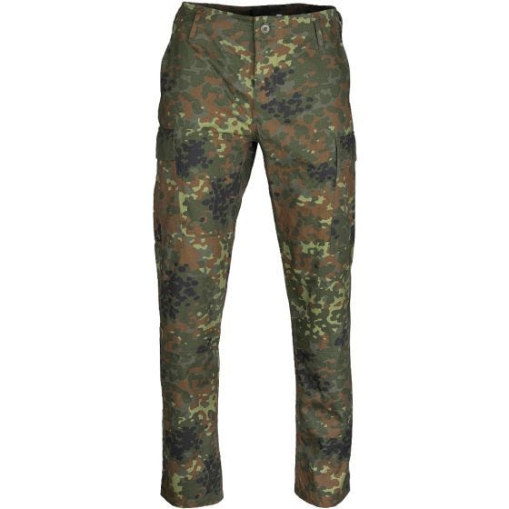 Teesar US BDU Trousers Ripstop SlimFit Flecktarn