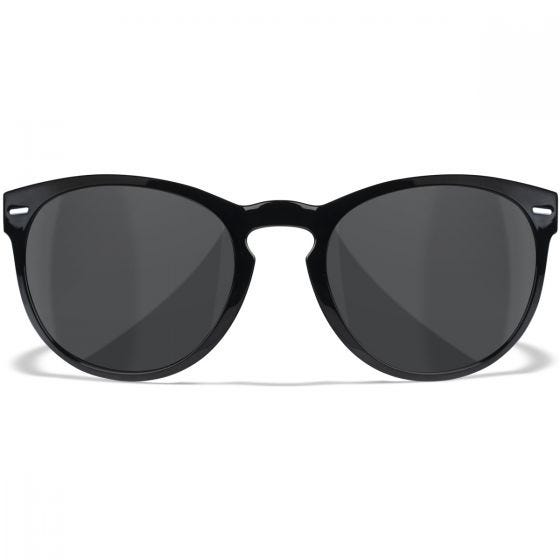 Wiley X WX Covert Glasses - Gray Lenses / Gloss Black Frame