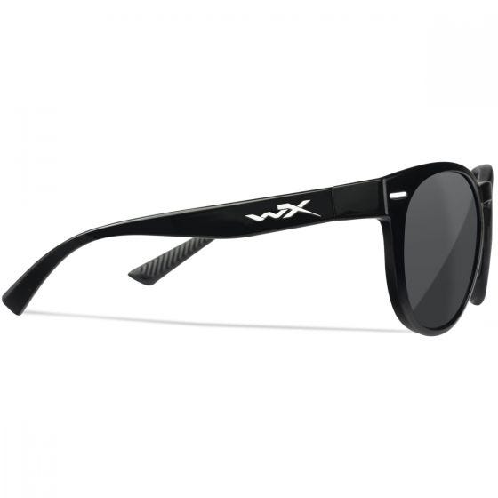 Wiley X WX Covert Glasses - Gray Lenses / Gloss Black Frame