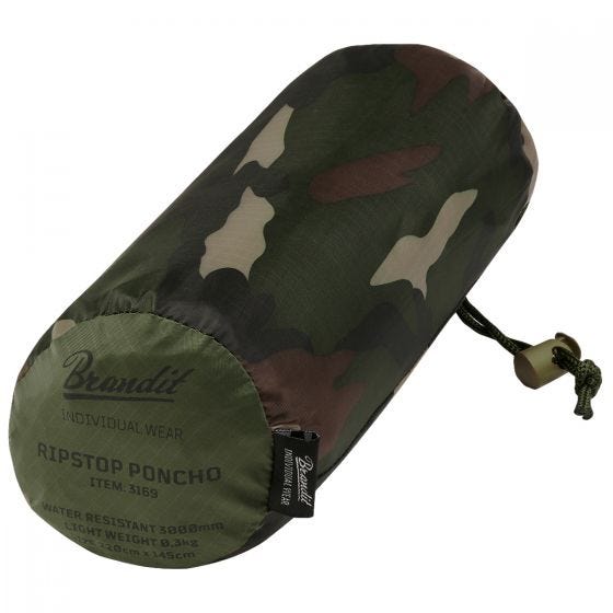 Brandit Ripstop Poncho Woodland