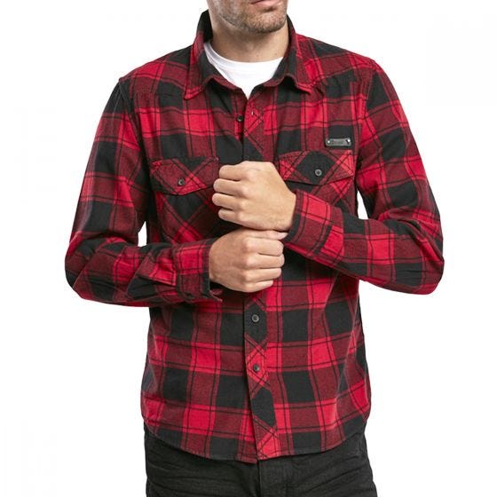 Brandit Check Shirt Red / Black