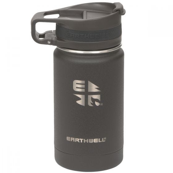 Earthwell Roaster Loop Vacuum Bottle 355ml Volcanic Black