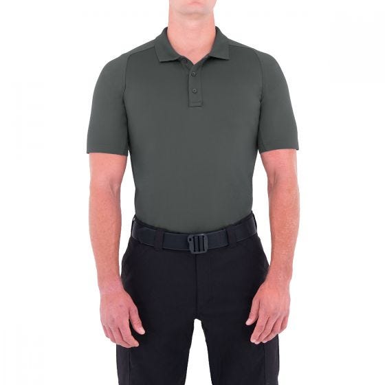 First Tactical Men's Performance Short Sleeve Polo Asphalt