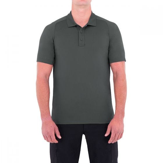 First Tactical Men's Performance Short Sleeve Polo Asphalt