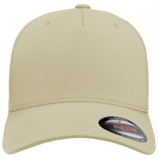 Flexfit 5 Panel Cap Khaki