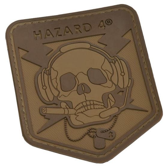 Hazard 4 3D Operator Skull Morale Patch Coyote