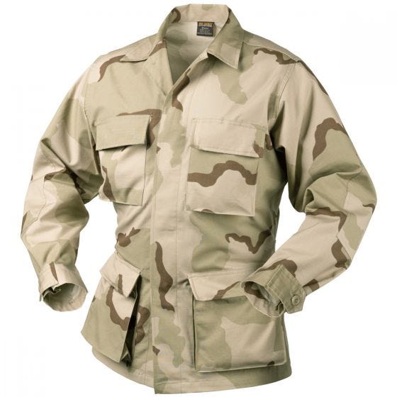 Helikon Genuine BDU Shirt Cotton Ripstop 3-Color Desert