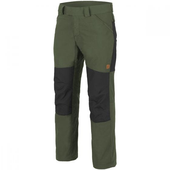 Helikon Woodsman Trousers Taiga Green / Black