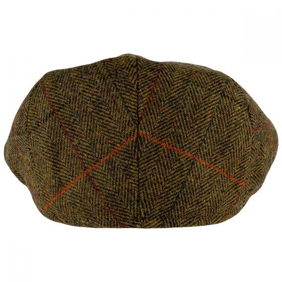 Jack Pyke Wool Blend Flat Cap Tweed Brown