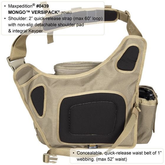 Maxpedition Mongo Versipack Khaki