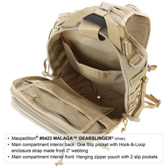 Maxpedition Malaga Gearslinger Black