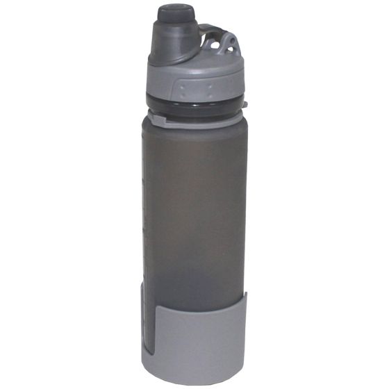 Fox Outdoor Foldable Drinking Bottle Gray