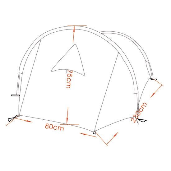 MFH Tent "Arber" with Aluminium Frame Olive