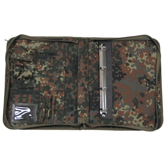 MFH Writing Case with Map Cover Flecktarn