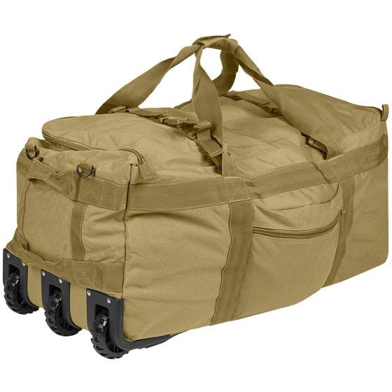 Mil-Tec Combat Carrying Duffel with Rolls Coyote