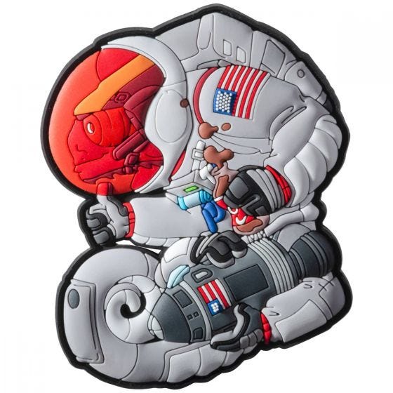 Patchlab Chameleon Apollo Armstrong Patch Gray