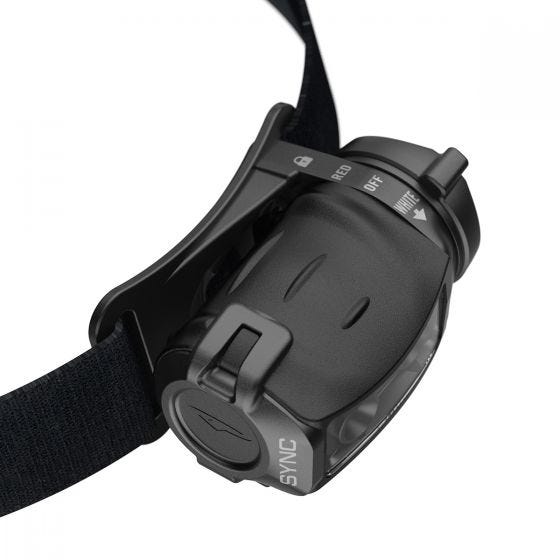 Princeton Tec Sync LED Head Torch Black/Dark Gray Case