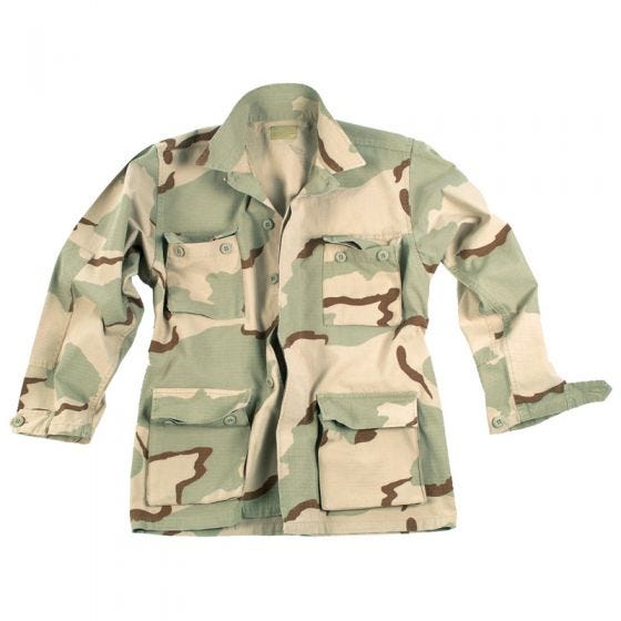 Teesar BDU Shirt Ripstop Prewashed 3-Color Desert