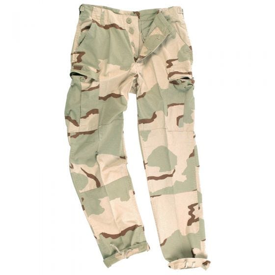 Teesar BDU Trousers Ripstop Prewashed 3-Color Desert