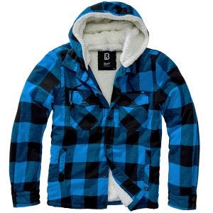 Brandit Lumber Hooded Jacket Black/Blue