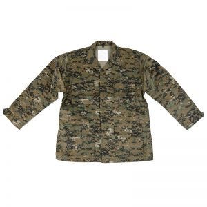 Mil-Tec BDU Combat Shirt Digital Woodland