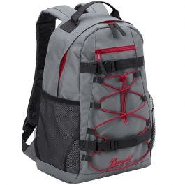Brandit Urban Cruiser Backpack Casual School Outdoor Hiking Rucksack Black Red 