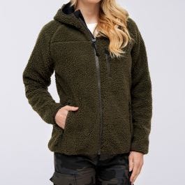 Ladies teddy 2025 fleece jacket