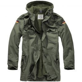 stoomboot acre Maestro Brandit BW Parka Flag Olive