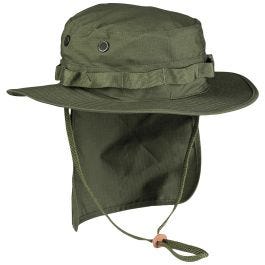 Boonie hat with neck cover hot sale