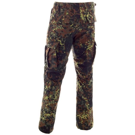 MFH BDU Combat Trousers Ripstop Flecktarn